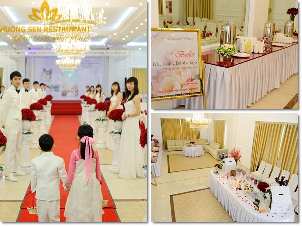 Dịch vụ đặt tiệc cưới trọn gói tại Hà Nội