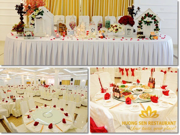 Dịch vụ đặt tiệc cưới trọn gói tại Hà Nội