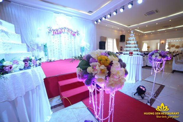 địa điểm tổ chức đám cưới Hương Sen