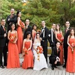 đám cưới màu cam