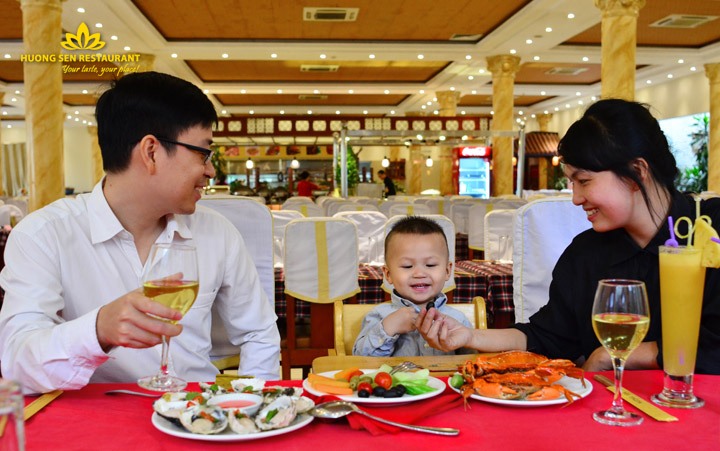 buffet hải sản cao cấp Hương Sen