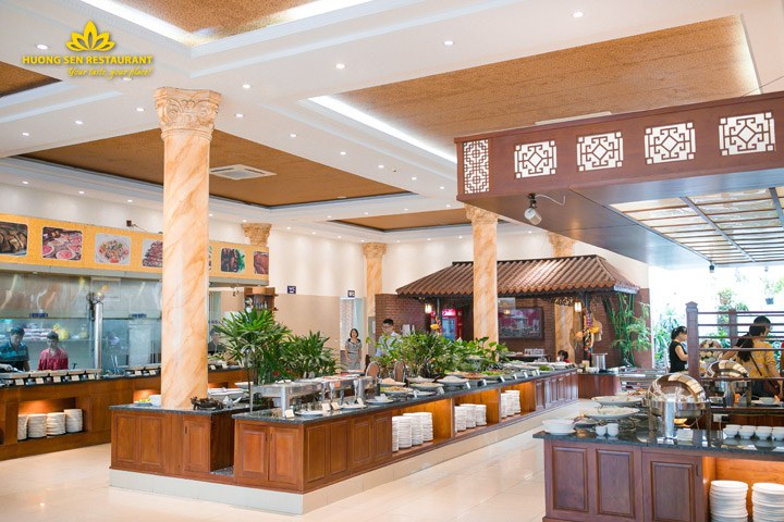 buffet hải sản cao cấp Hương Sen