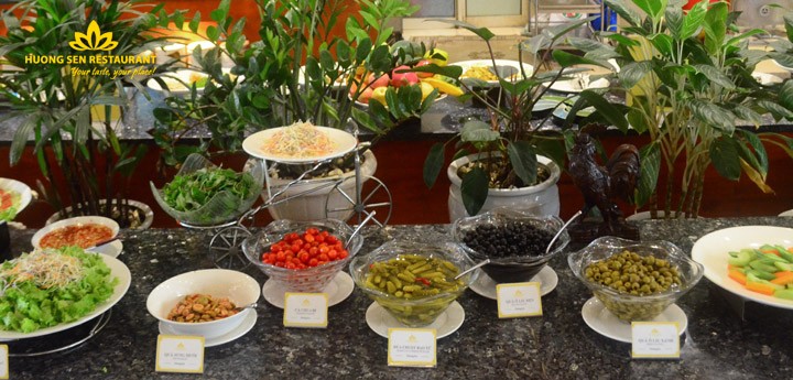 buffet hải sản cao cấp Hương Sen