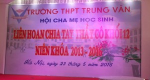 Tiệc Buffet Bế Giảng Khối 12 THPT Trung Văn tại Hương Sen