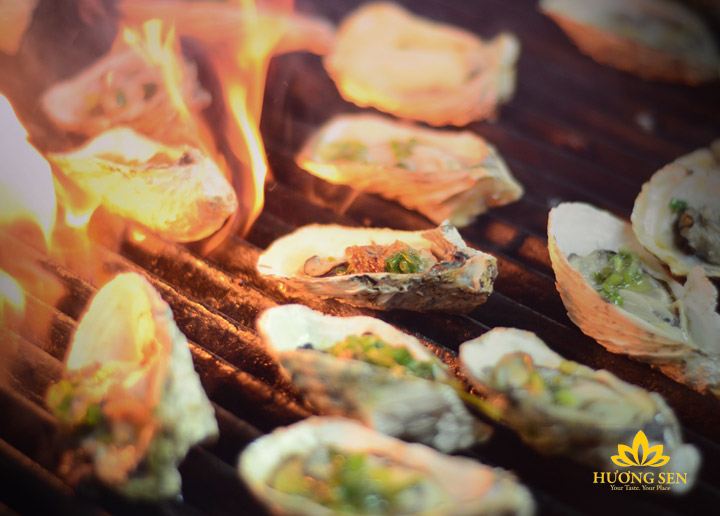 buffet hải sản hấp dẫn